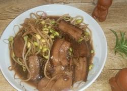 肉烧黄豆芽