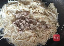 清炒肉片金针菇的做法图解9