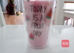 西瓜椰汁露的做法图解3