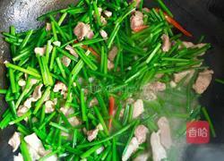 肉炒韭菜花的做法图解12