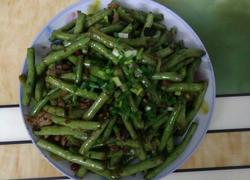 肉末炒豆角