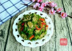 红辣椒炒秋葵的做法图解9