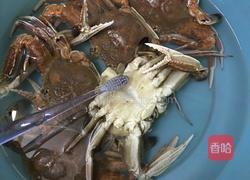 清蒸海蟹的做法图解1