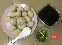 紫菜肉丸汤的做法图解5