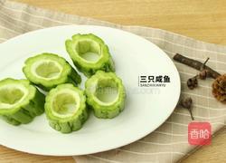 苦瓜酿土豆泥的做法图解2