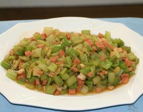 虾仁火腿芹菜碎[图]