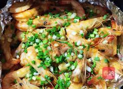 蒜蓉烤基围虾的做法图解4