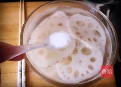 糖醋藕片的做法图解4