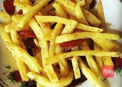 香辣孜然炒薯条的做法图解7