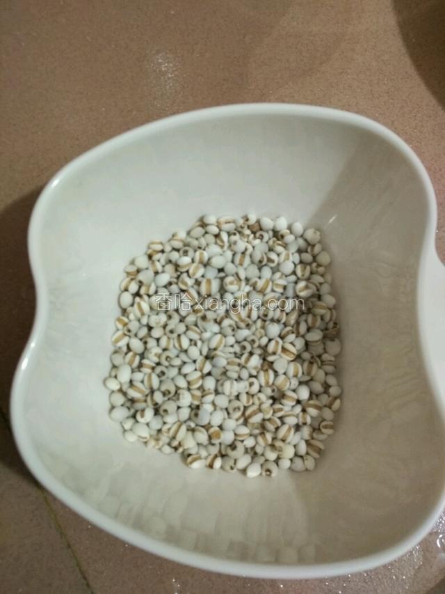 薏仁准备好洗干净