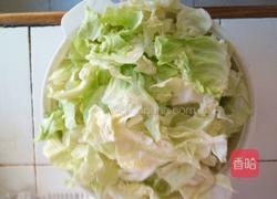 炝炒圆白菜的做法图解2