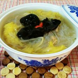 海米白菜粉丝汤的做法[图]