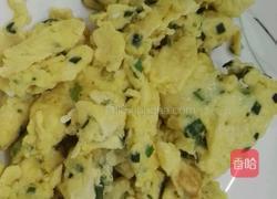 葱花炒蛋的做法图解4