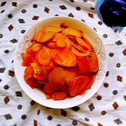 胡萝卜炒火腿的做法[图]