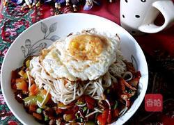 双椒肉拌面的做法图解8