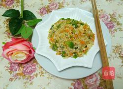 菜椒胡萝卜蛋炒饭的做法图解13