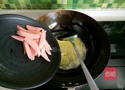 青椒火腿炒蛋的做法图解6