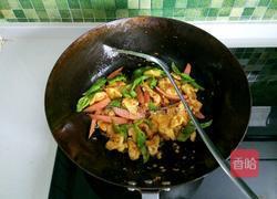 青椒火腿炒蛋的做法图解10