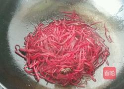 素炒紫菜头的做法图解3