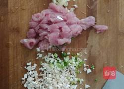 香菇酿肉的做法图解3