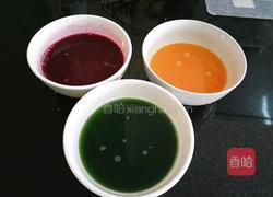 彩色汤圆的做法图解1