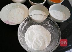 彩色汤圆的做法图解2