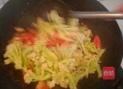 番茄菜花的做法图解4
