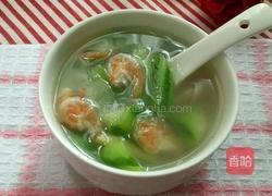 丝瓜虾干汤的做法图解5