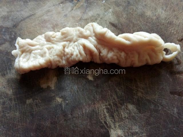 洗净后翻回来，如图