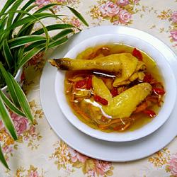 虫草花炖小母鸡的做法[图]
