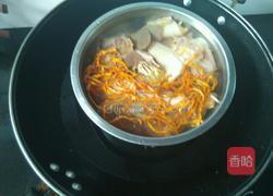 虫草花炖小母鸡的做法图解5