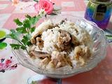 鸡胸肉冬菇电饭煲焗饭的做法[图]