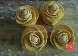Yellow Rose Steamed Bun Recipe Illustration 2