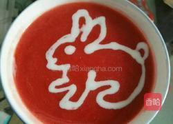 西瓜酸奶汁的做法图解2