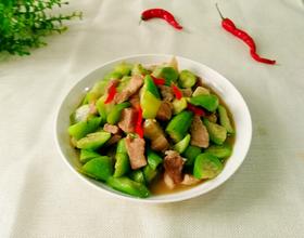 丝瓜炒肉[图]