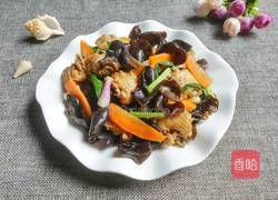 木耳炒鸡肉的做法图解8