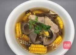 猪肚玉米茶树菇汤的做法图解10