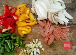 彩椒炒杏鲍菇的做法图解2