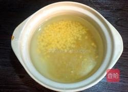奶香小米绿豆粥的做法图解3