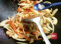 洋葱胡萝卜炒肉的做法图解7