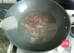 蒜芯炒腊肉的做法图解4