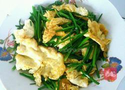 韭菜花炒鸡蛋的做法图解7