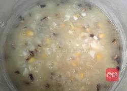 香菇玉米咸蛋粥的做法图解9
