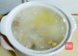 淡菜海星粥的做法图解3