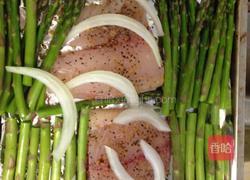 芦笋烤鱼的做法图解3