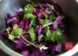 蚝油拌紫甘蓝的做法图解5