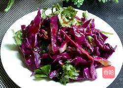 蚝油拌紫甘蓝的做法图解8