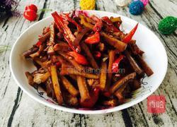 爆炒肉丝酱干的做法图解6