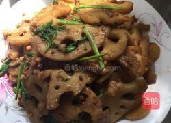 蒜香腐乳炒莲藕的做法图解4