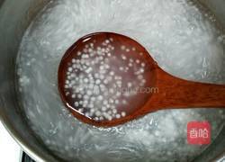 椰浆黄桃西米露的做法图解4